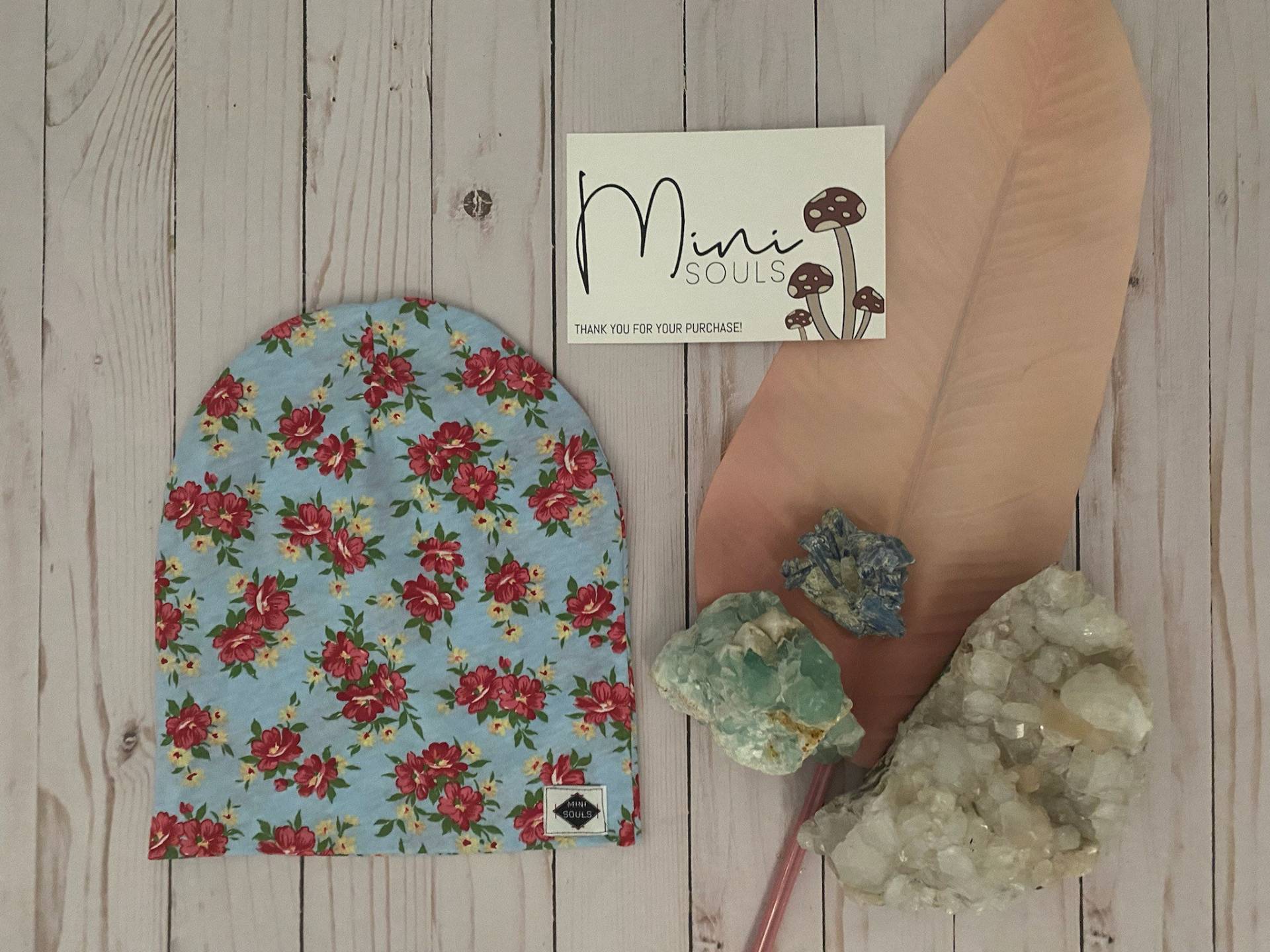 Mini Souls "Pfingstrosen' Beanie Mini Souls "Pfingstrosen' Beanie von MiniSouls