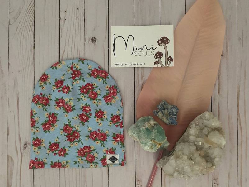 Mini Souls "Pfingstrosen' Beanie Mini Souls "Pfingstrosen' Beanie von MiniSouls