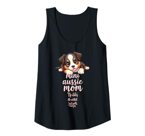 Damen Lustiges Mini-Zitat "Aussie Mom Dog" American Shepherd Mama Humor Tank Top Damen Lustiges Mini-Zitat "Aussie Mom Dog" American Shepherd Mama Humor Tank Top von Miniature American Shepherd Fun Designs