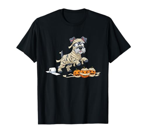 Miniatur Schnauzer Mama Kürbis Halloween Kinder Herren Damen T-Shirt Miniatur Schnauzer Mama Kürbis Halloween Kinder Herren Damen T-Shirt von Miniature Schnauzer Dog Halloween Outfits Boy Girl
