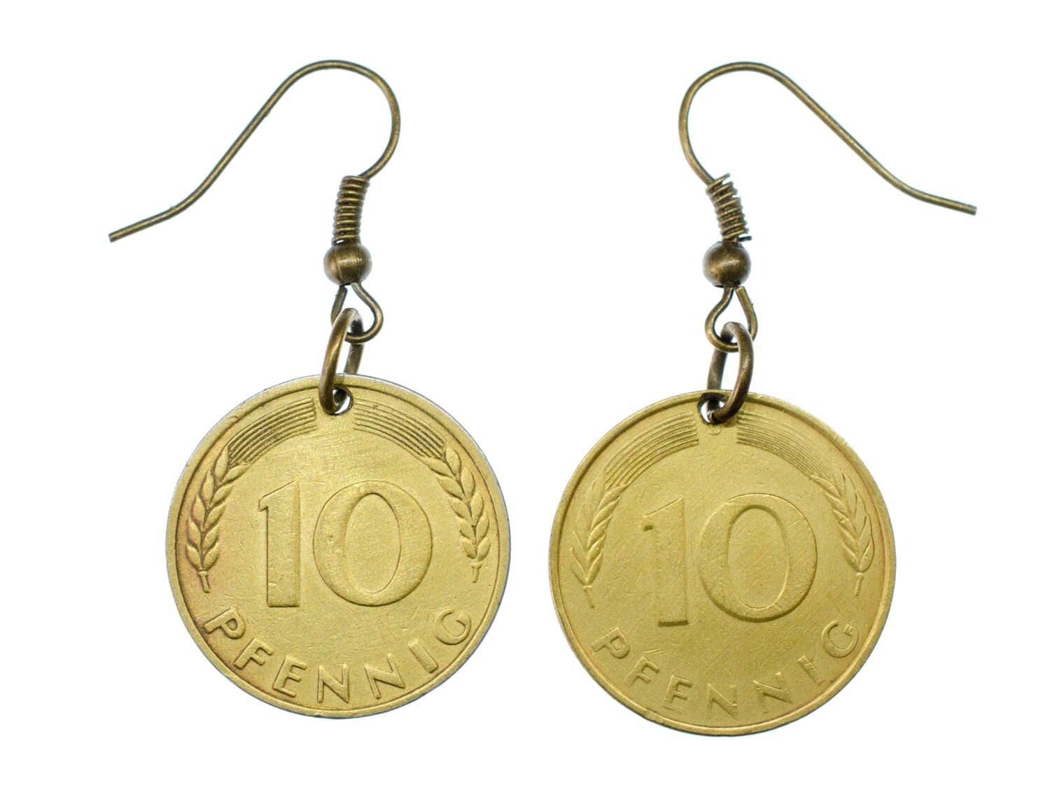 10 Brd Pfennig Ohrringe Miniblings Münze Deutschland Geld Glückspfennig D Mark 10 Brd Pfennig Ohrringe Miniblings Münze Deutschland Geld Glückspfennig D Mark von Miniblings