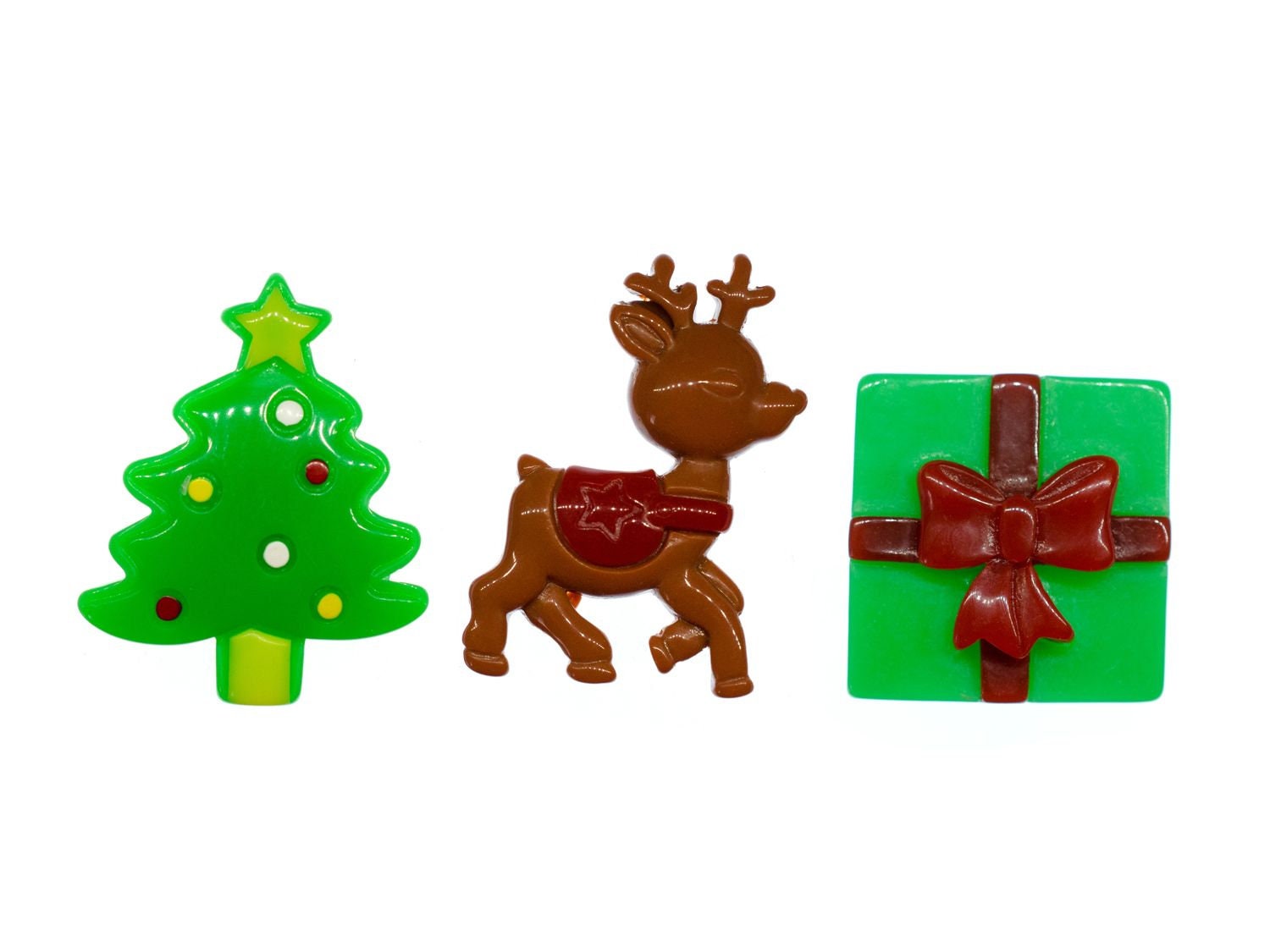3Er Set Broschen Miniblings Pin Button Tannenbaum Weihnachten Rentier Geschenk 3Er Set Broschen Miniblings Pin Button Tannenbaum Weihnachten Rentier Geschenk von Miniblings
