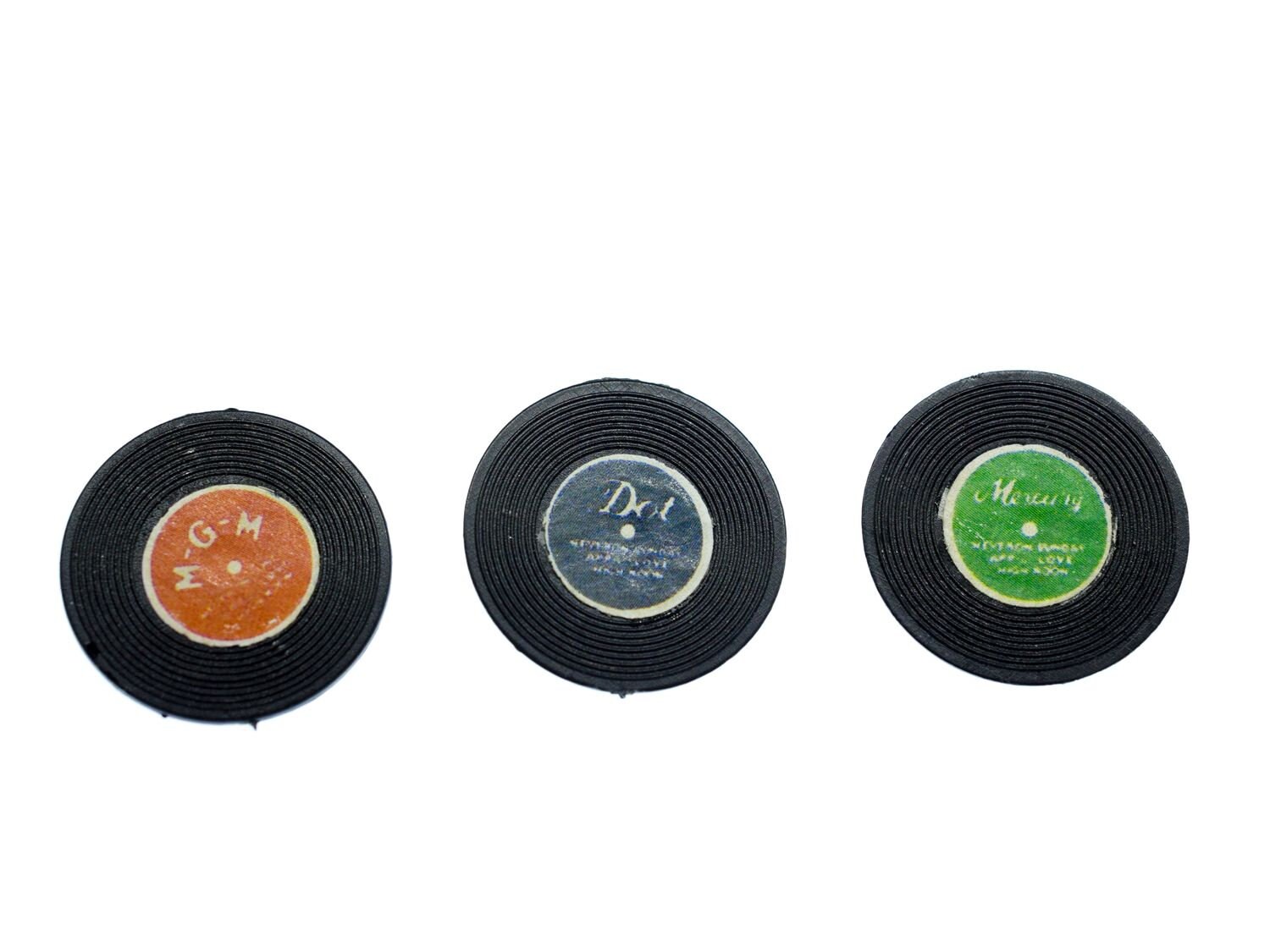 3Er Set Lp Schallplatten Broschen Miniblings Sicherheitsnadel Pin Rot Grün Blau 3Er Set Lp Schallplatten Broschen Miniblings Sicherheitsnadel Pin Rot Grün Blau von Miniblings
