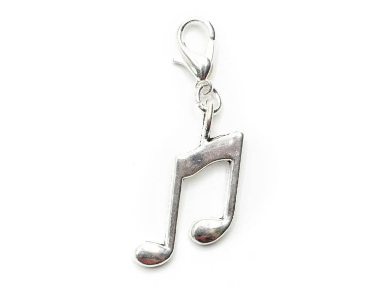 Achtelnoten Doppel Note Achtel Charm Achtelnote Anhänger Miniblings Musik Silber von Miniblings