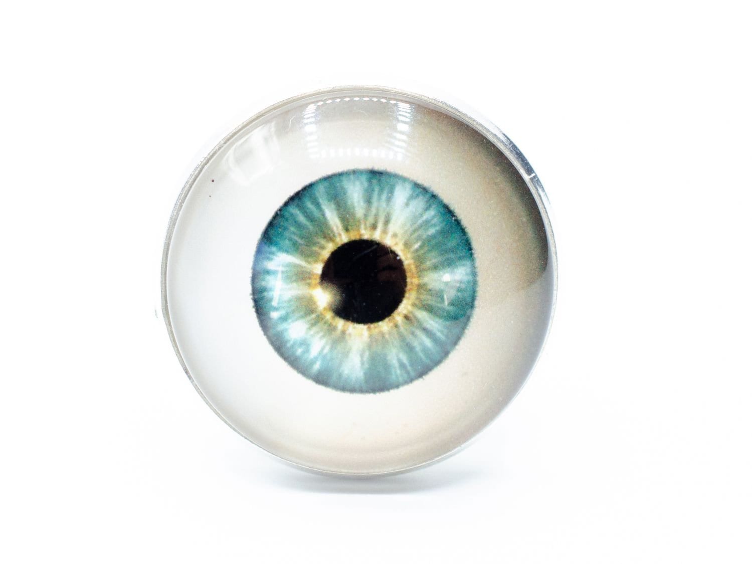 Augen Brosche Miniblings Anstecknadel Pin Auge Halloween Augapfel Spuk Cabochon von Miniblings