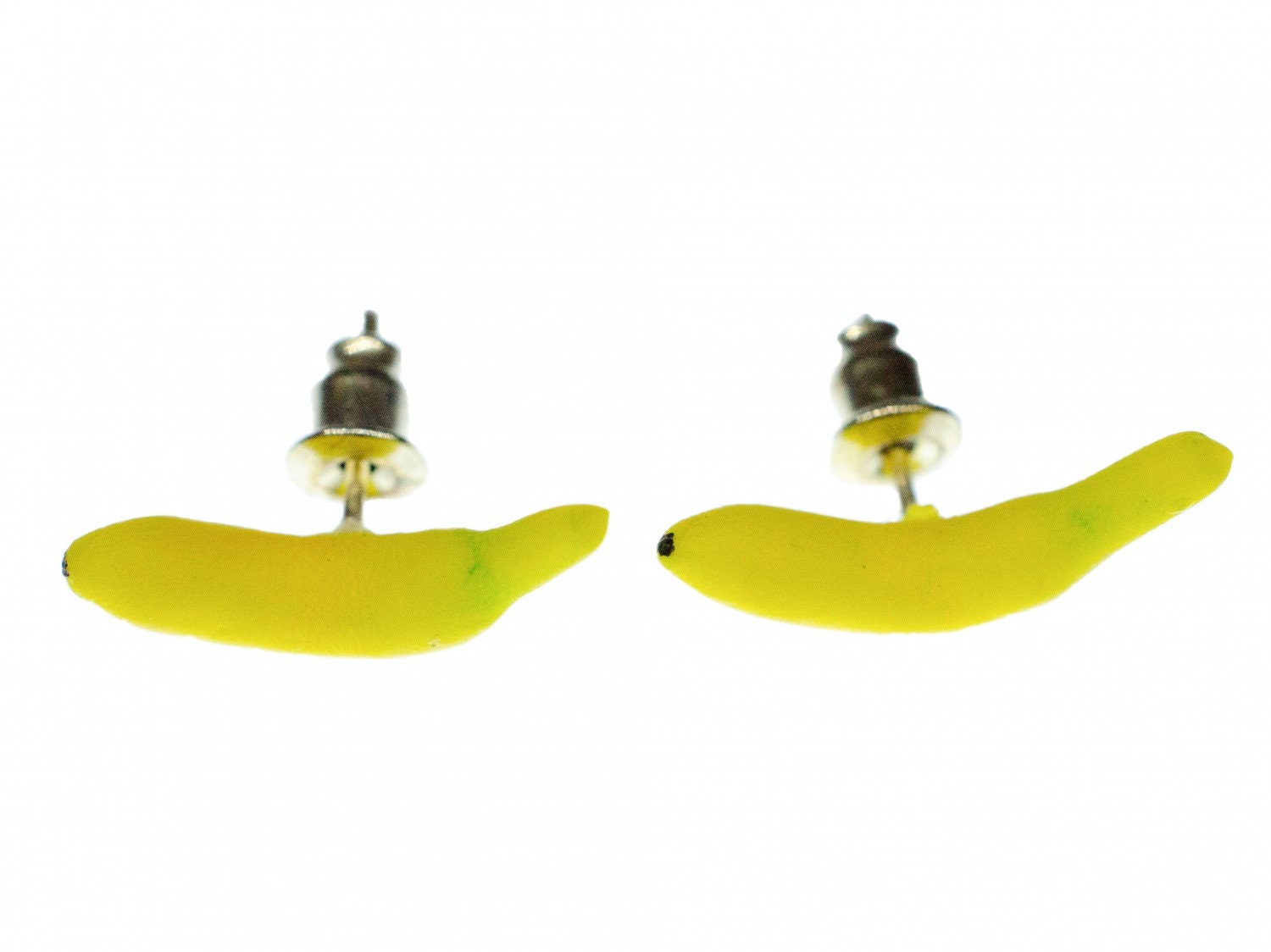 Banane Ohrstecker Miniblings Stecker Ohrringe Sommer Frucht Obst Affe 3D von Miniblings