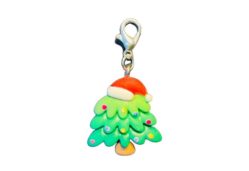 Baum Mit Mütze Charm Weihnachten Miniblings Anhänger Weihnachtsbaum Tannenbaum von Miniblings