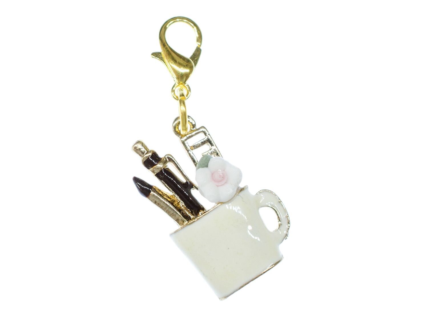 Becher Stiftebecher Charm Miniblings Anhänger Stift Schule Büro Homeoffice von Miniblings