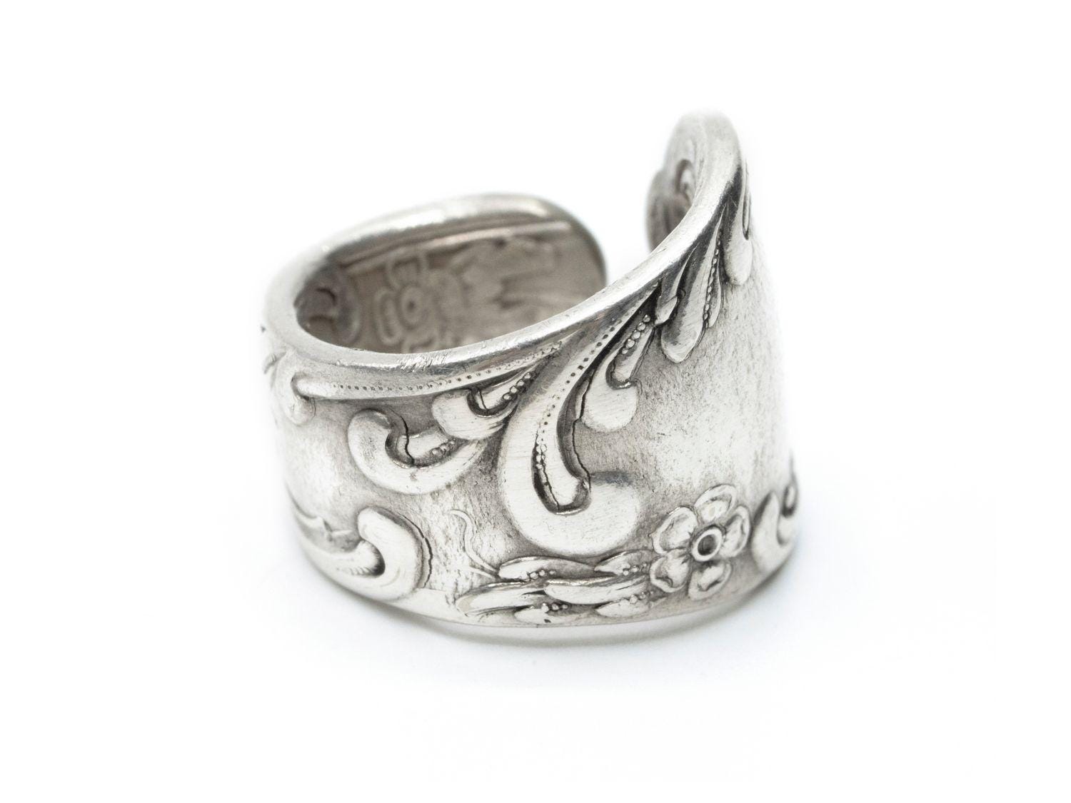 Besteckring Unikat Ring Aus Antikem Löffel Miniblings Herren Upcycling Lr5 von Miniblings