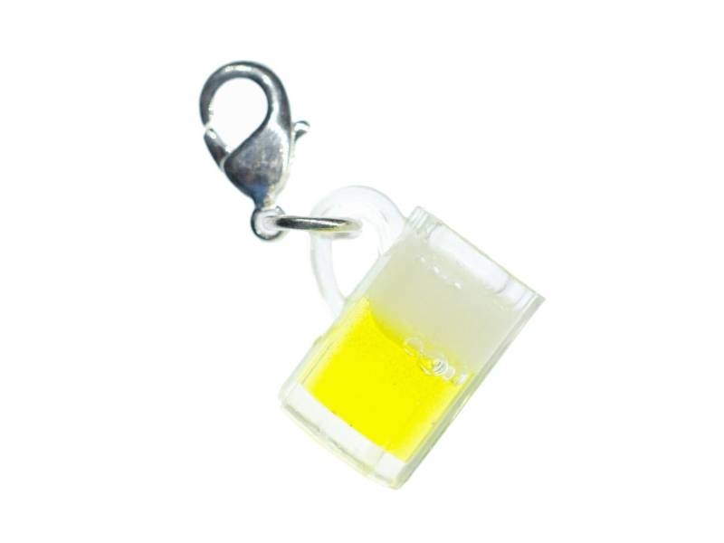 Bierglas Oktoberfest Bier Charm Zipper Pull Anhänger Bettelanhänger Maß Wiesn von Miniblings