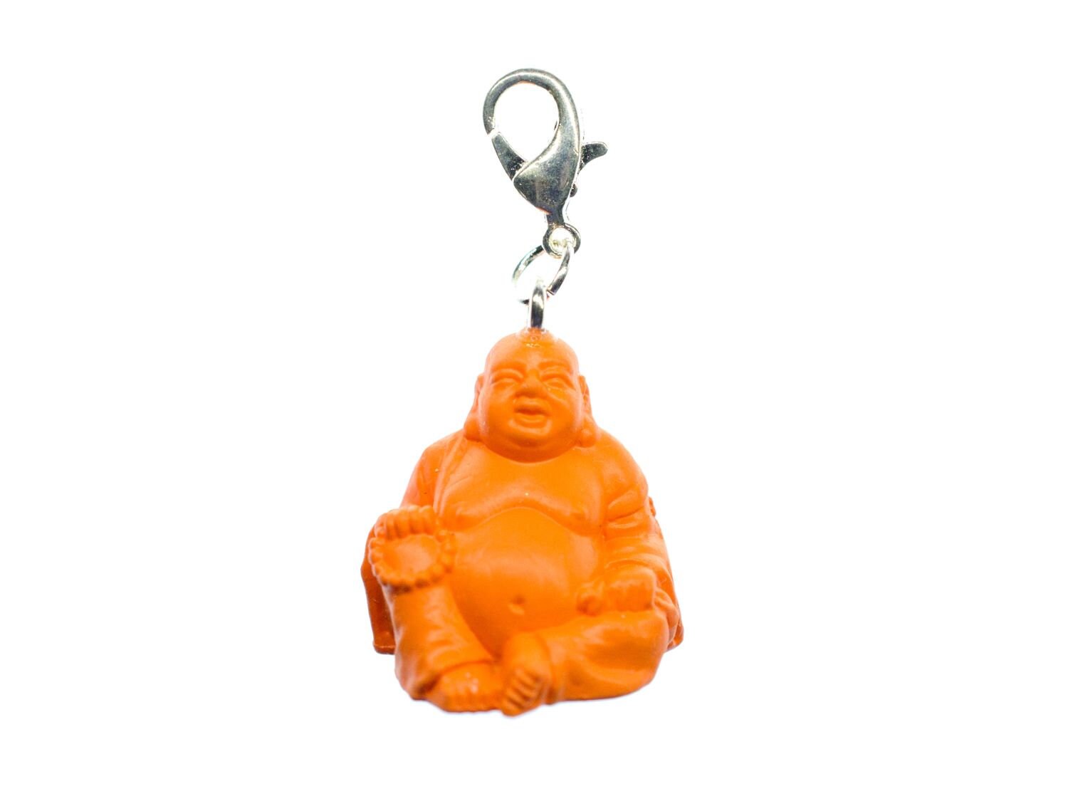 Buddha Yoga Charm Bettelarmband Miniblings Buddhismus Meditation Anhänger Orange von Miniblings