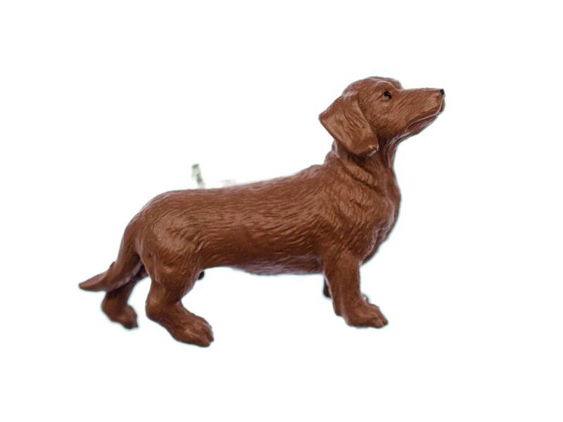 Dackel Brosche Dackelbrosche Miniblings Hund Dachshund Gummi Haustier Jagdhund von Miniblings