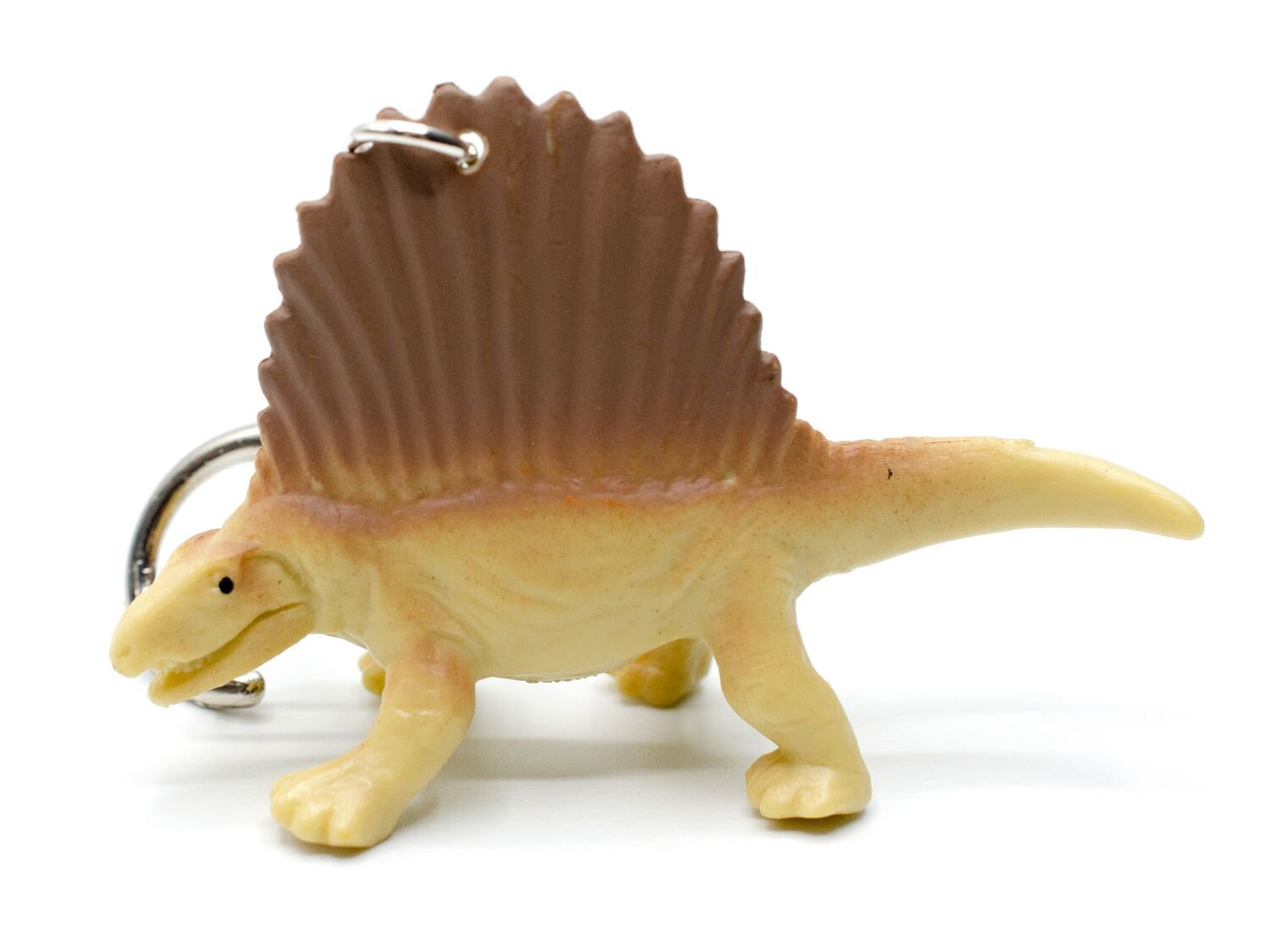 Dimetrodon Schlüsselanhänger Miniblings Dino Dinosaurier Gelb Braun Erwachsen von Miniblings