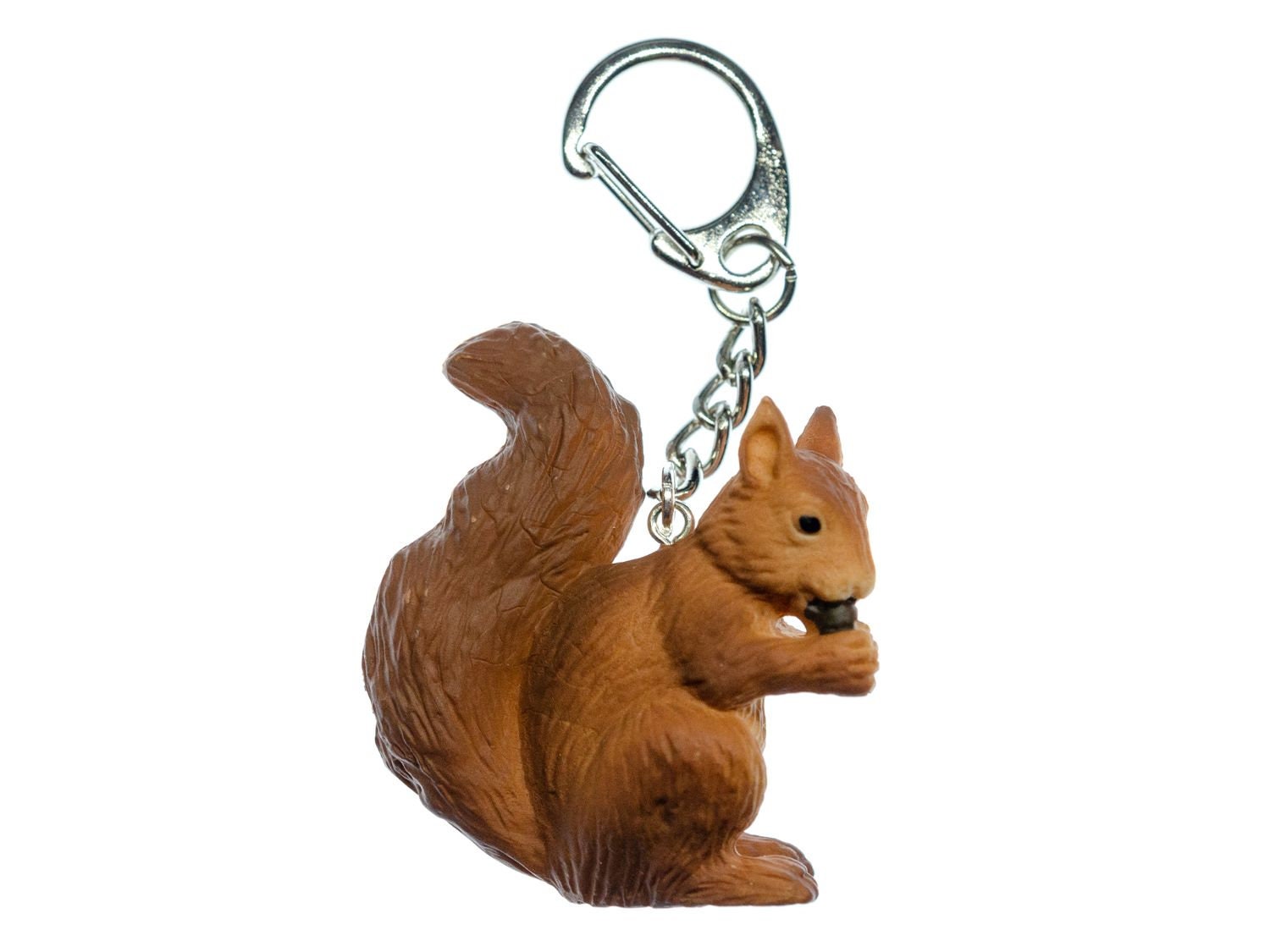 Eichhörnchen Schlüsselanhänger Miniblings Klettertier Kinder Hörnchen Tiere Braun von Miniblings