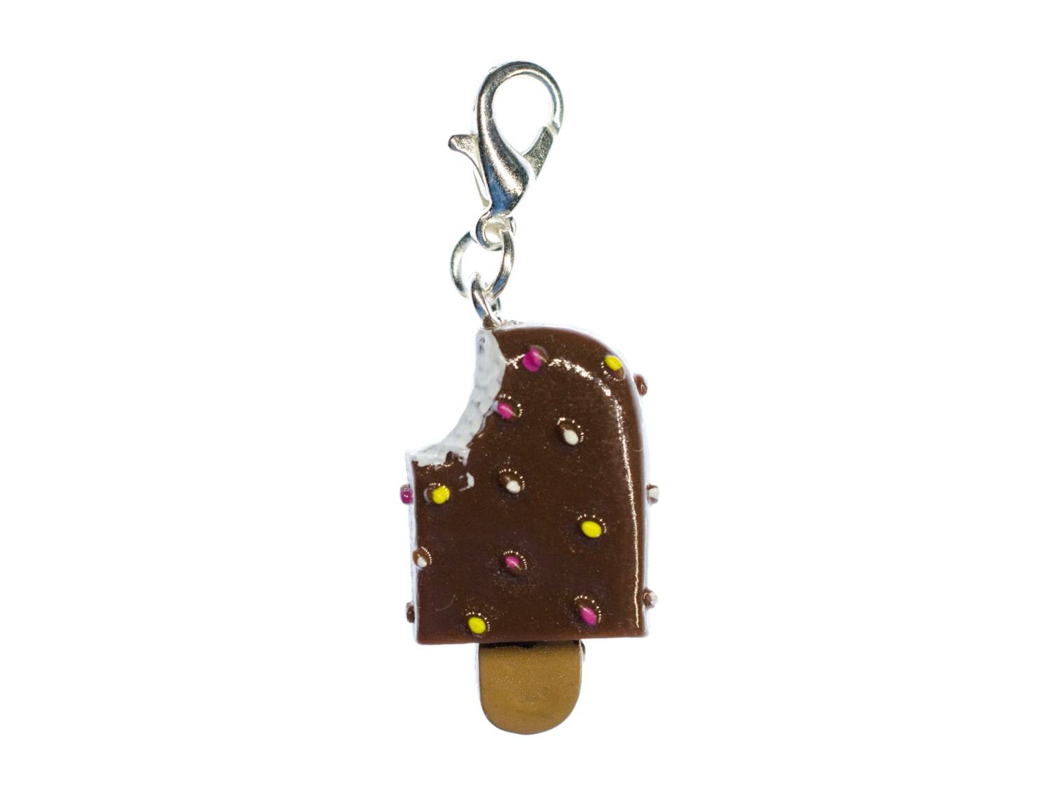 Eis Am Stiel Stieleis Charm Zipper Pull Anhänger Bettelanhänger Miniblings Braun von Miniblings