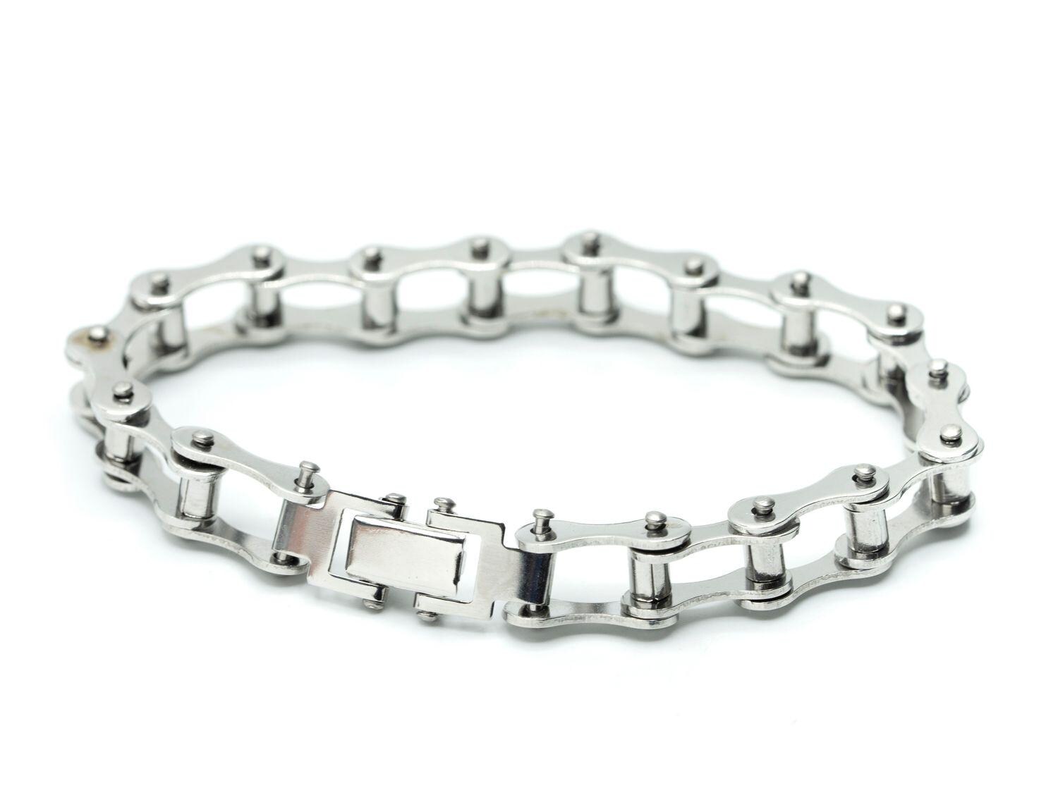 Fahrradkette Armband Kette Miniblings Gliederarmband Fahrrad Rad Technik Silber von Miniblings