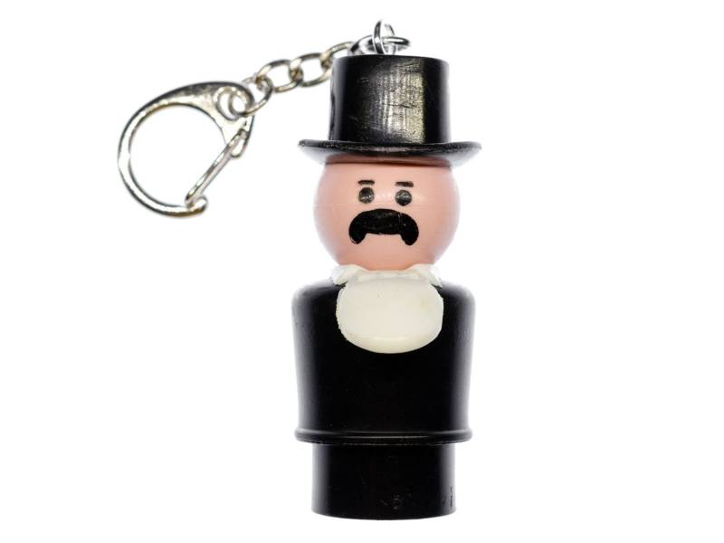 Fisher Price Little People Figur Schlüsselanhänger Zirkusdirektor Zylinder Mann von Miniblings