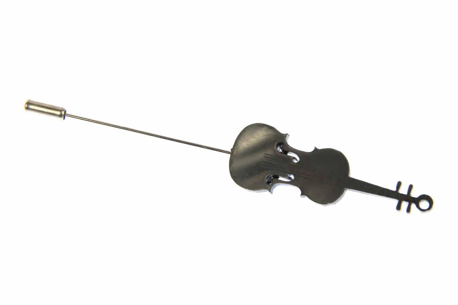 Geige Krawattennadel Miniblings Anstecknadel Pin Anstecker Acrylglas Schwz von Miniblings