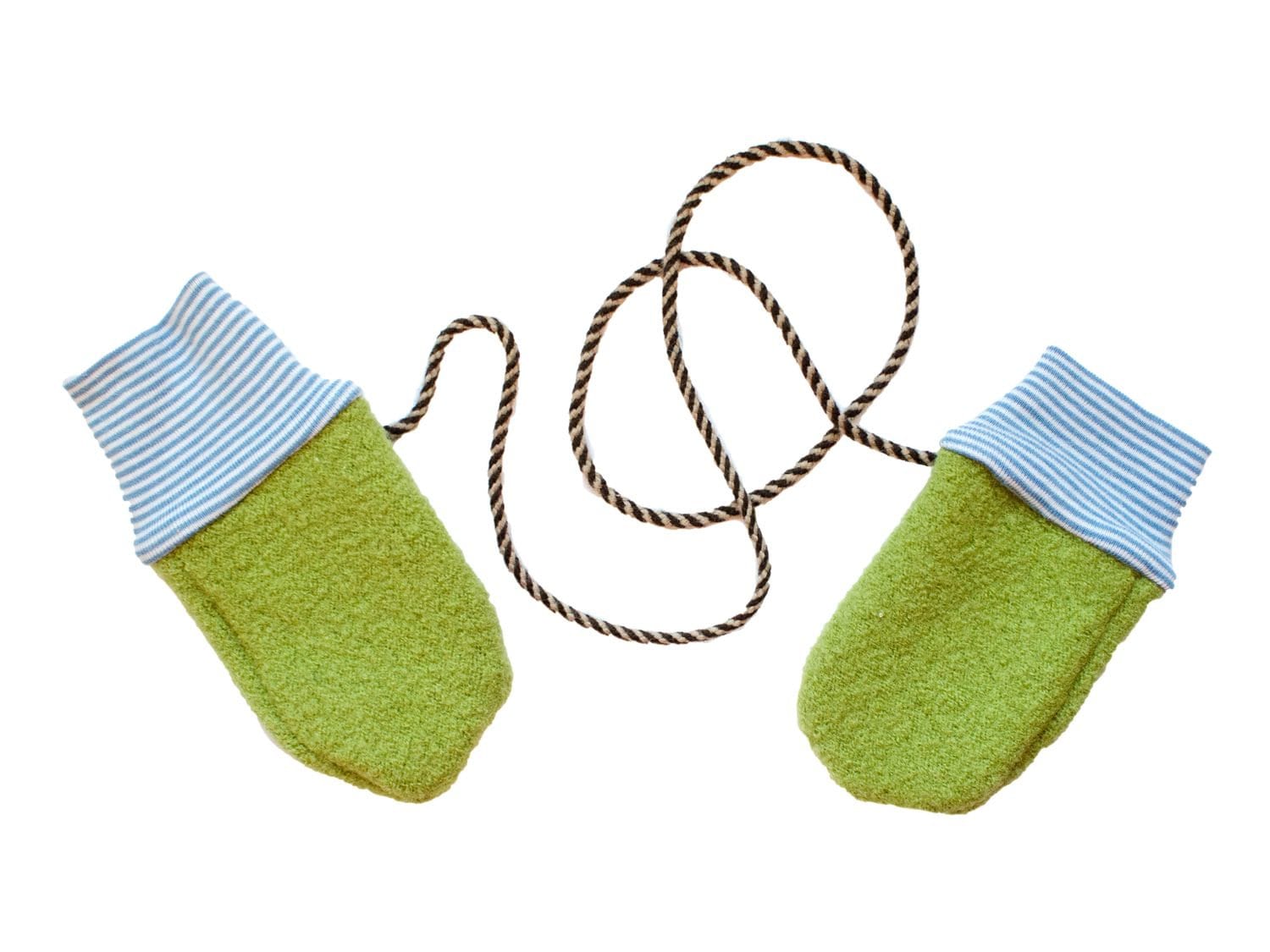 Handschuhe Kind Baby Walkloden Miniblings Wolle Handarbeit Fäustlinge 1-3 Monate von Miniblings