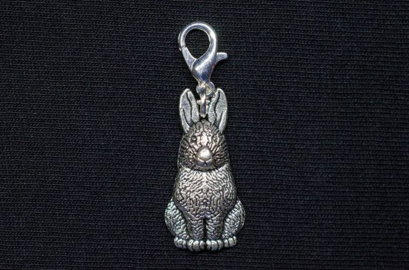 Hase Kaninchen Charm Zipper Pull Anhänger Osterhase Miniblings Silber Hase Kaninchen Charm Zipper Pull Anhänger Osterhase Miniblings Silber von Miniblings