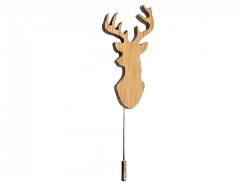 Hirsch Brosche Anstecknadel Krawattennadel Hirsche Geweih Jagdmotiv Reh Holz Hirsch Brosche Anstecknadel Krawattennadel Hirsche Geweih Jagdmotiv Reh Holz von Miniblings