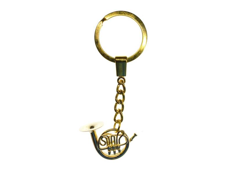 Horn Waldhorn Schlüsselanhänger Miniblings Anhänger +Box Musik Golden Blasmusik Horn Waldhorn Schlüsselanhänger Miniblings Anhänger +Box Musik Golden Blasmusik von Miniblings