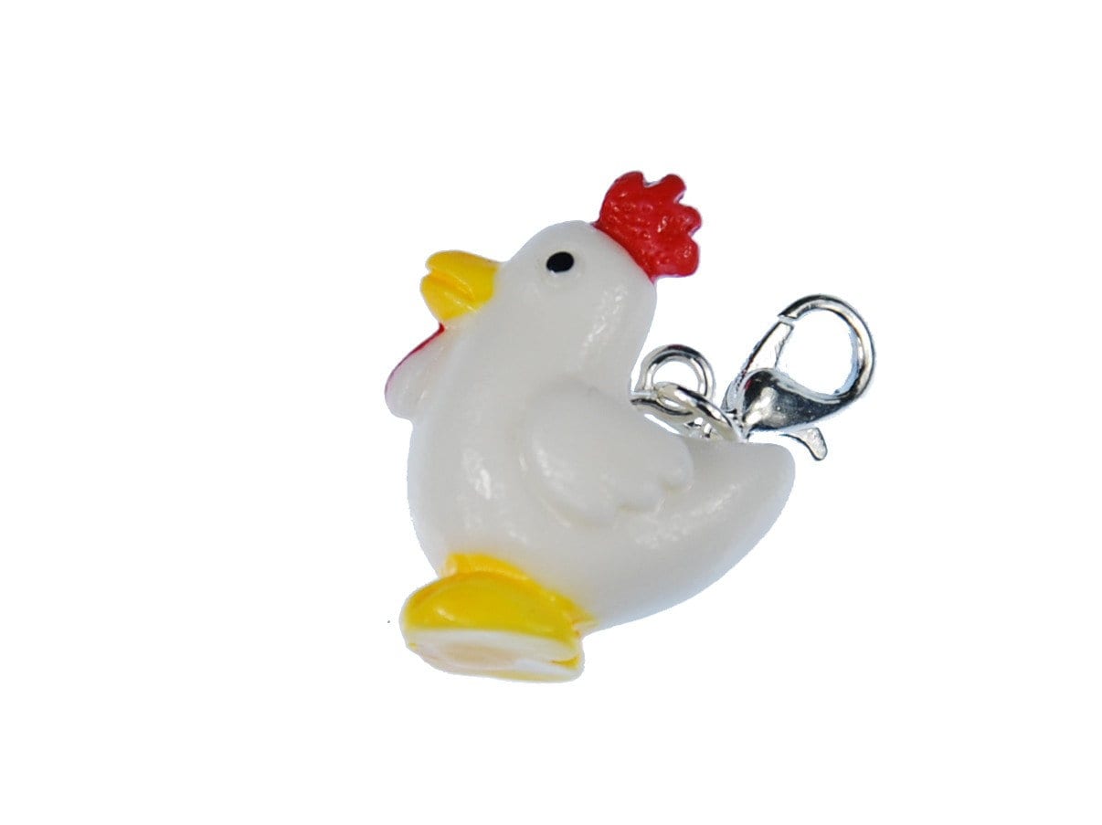 Huhn Hühnchen Charm Anhänger Bettelanhänger Miniblings Ostern Hahn Roter Kamm von Miniblings