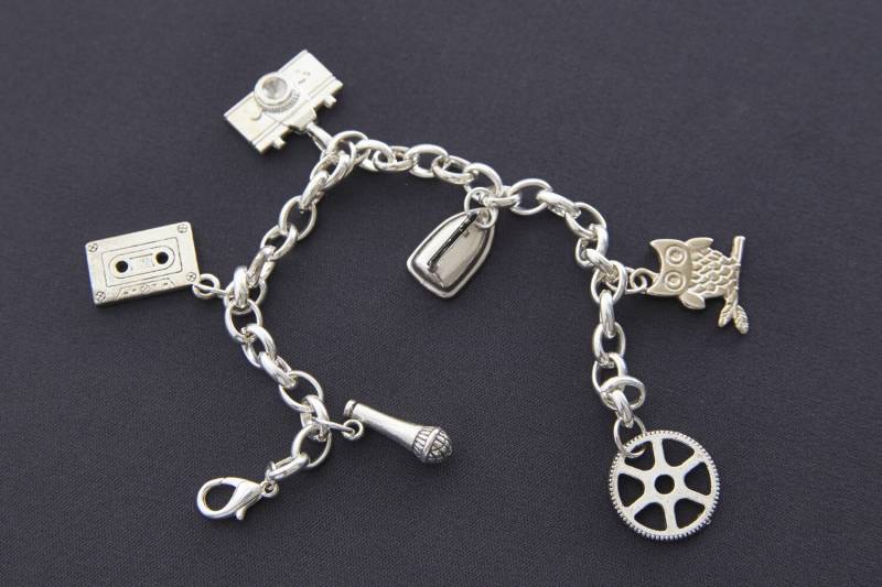 Kamera Kassette Zahnrad Eule Mikrofon Armband Miniblings Silber Kamera Kassette Zahnrad Eule Mikrofon Armband Miniblings Silber von Miniblings
