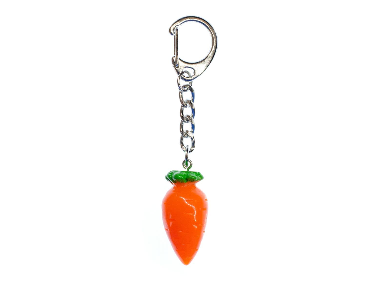 Karotte Schlüsselanhänger Miniblings Anhänger Schlüsselring Garten Gemüse Möhre von Miniblings
