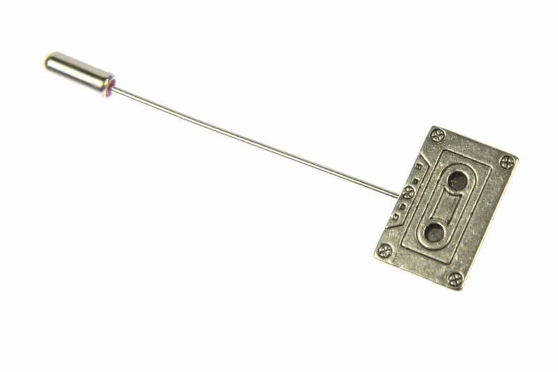 Kassette Tape Musikkassette Musik Krawattennadel Krawattenhalter Miniblings Mc von Miniblings