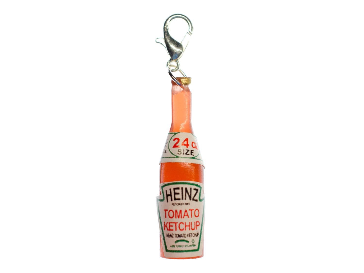 Ketchup Flasche Essen Charm Zipper Pull Anhänger Bettelanhänger Miniblings Soße von Miniblings