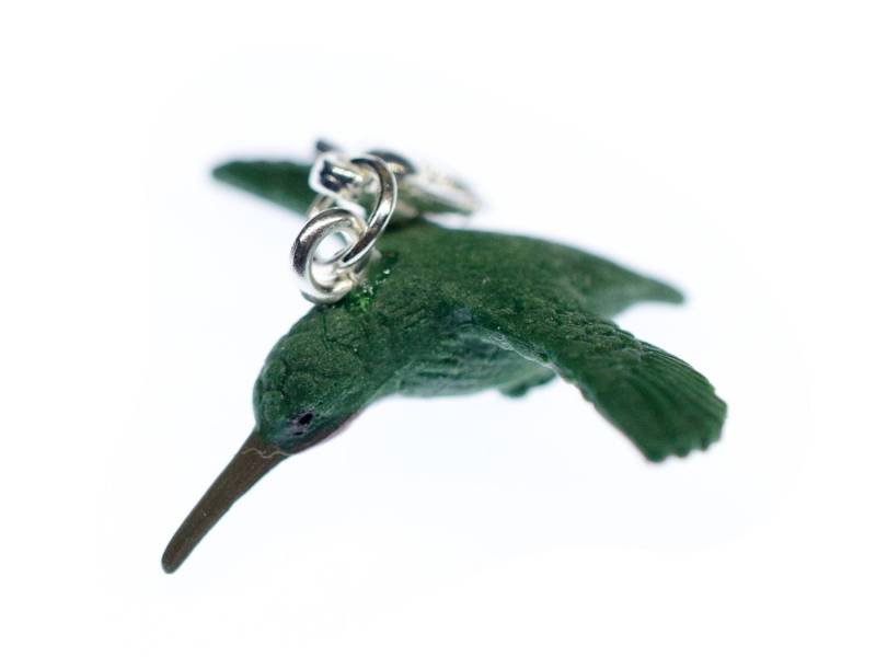 Kolibri Vogel Charm Miniblings Zipper Pull Anhänger Bettelanhänger Grün Gummi Kolibri Vogel Charm Miniblings Zipper Pull Anhänger Bettelanhänger Grün Gummi von Miniblings