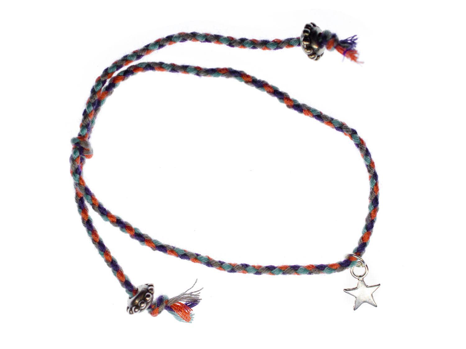 Kordel Armband Miniblings Band Stern Armschmuck Kordelarmband Bunt Dünn Lila Kordel Armband Miniblings Band Stern Armschmuck Kordelarmband Bunt Dünn Lila von Miniblings