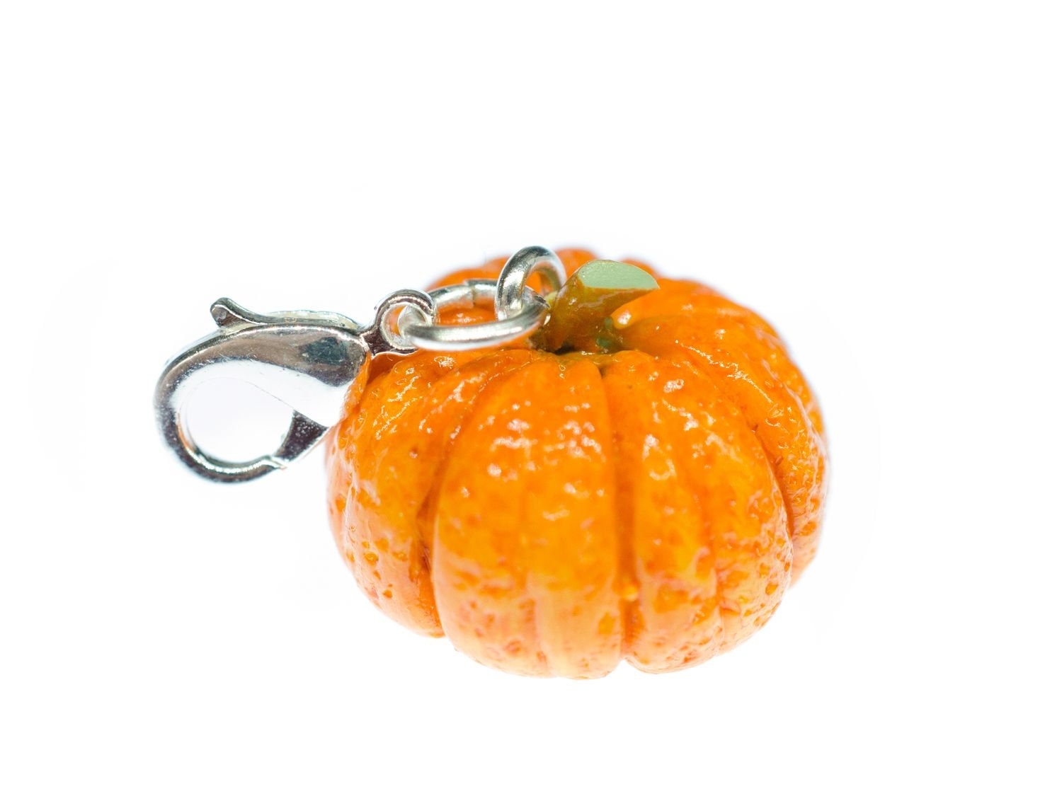 Kürbis Halloween Gemüse Charm Zipper Pull Anhänger Miniblings 3D Herbst von Miniblings