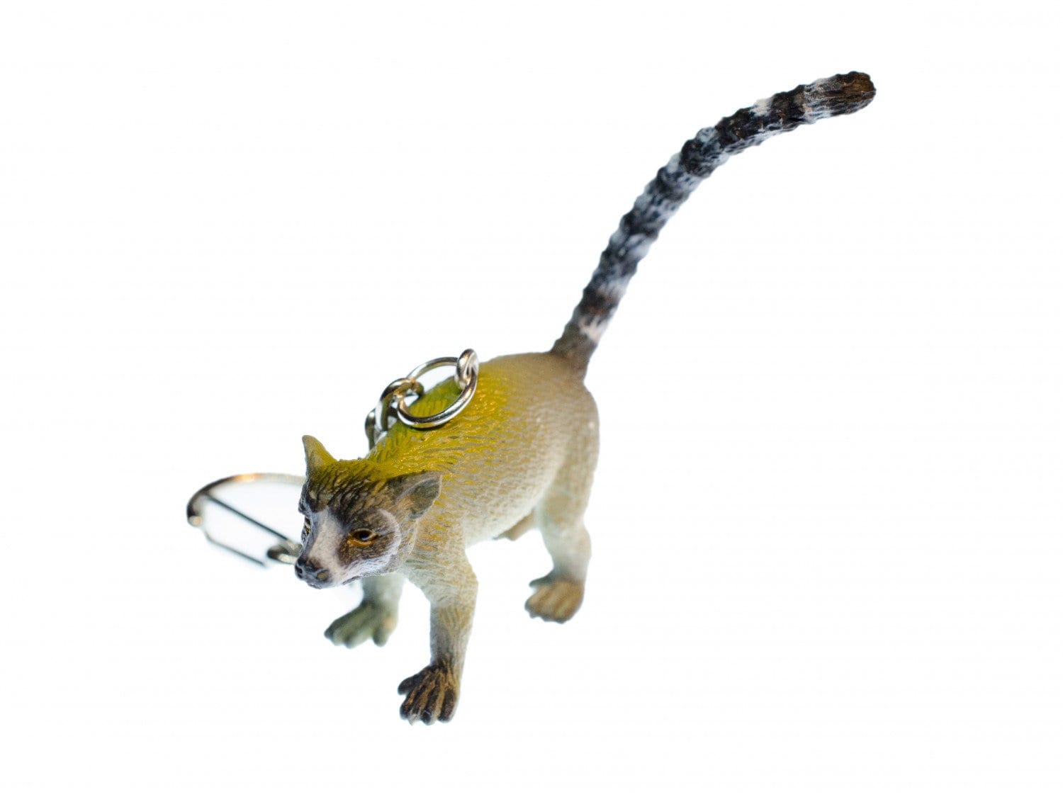 Lemuren Schlüsselanhänger Miniblings Anhänger Katta Madagaskar Affe Äffchen Grau von Miniblings