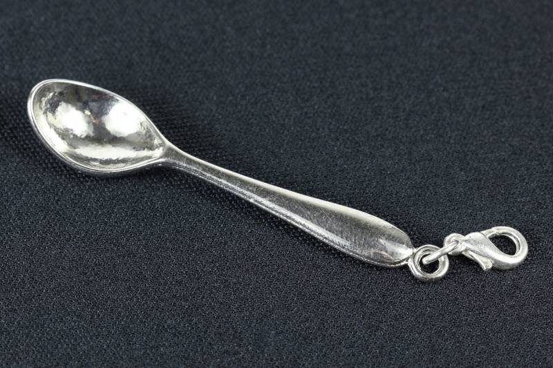 Löffel Besteck Essen Küche Charm Zipper Pull Anhänger Bettelanhänger Miniblings von Miniblings