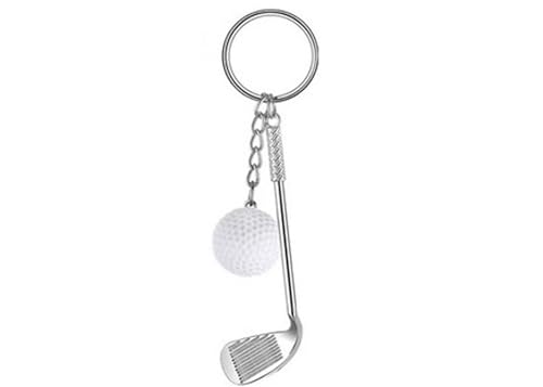 Miniblings 2er Golf Schlüsselanhänger Golfschläger Ball golfen Golfer Golferin - Origineller Modeschmuck I I Anhänger Schlüsselring Schlüsselband Keyring Miniblings 2er Golf Schlüsselanhänger Golfschläger Ball golfen Golfer Golferin - Origineller Modeschmuck I I Anhänger Schlüsselring Schlüsselband Keyring von Miniblings