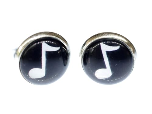 Miniblings Achtelnote Ohrstecker Cabochon Note Stecker Musik Klavier singen Chor - Handmade Modeschmuck I Ohrringe Stecker Ohrschmuck Miniblings Achtelnote Ohrstecker Cabochon Note Stecker Musik Klavier singen Chor - Handmade Modeschmuck I Ohrringe Stecker Ohrschmuck von Miniblings
