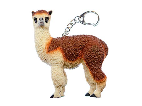Miniblings Alpaka Alpacca Schlüsselanhänger Lama Wolle Südamerika Kamel - Handmade Modeschmuck I I Anhänger Schlüsselring Schlüsselband Keyring von Miniblings