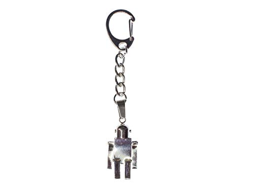 Miniblings Android Roboter Schlüsselanhänger Cyber Maschine beweglich - Handmade Modeschmuck I I Anhänger Schlüsselring Schlüsselband Keyring von Miniblings