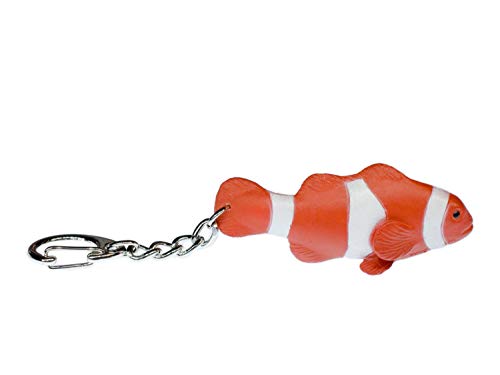 Miniblings Clownfisch Schlüsselanhänger Clownsfisch Fisch - Handmade Modeschmuck I I Anhänger Schlüsselring Schlüsselband Keyring von Miniblings