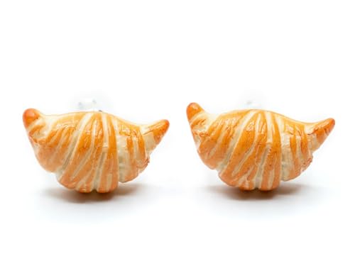 Miniblings Croissant Ohrstecker Stecker Ohrringe Gebäck Frühstück Croissant gestreift - Handmade Modeschmuck I Ohrringe Stecker Ohrschmuck Miniblings Croissant Ohrstecker Stecker Ohrringe Gebäck Frühstück Croissant gestreift - Handmade Modeschmuck I Ohrringe Stecker Ohrschmuck von Miniblings