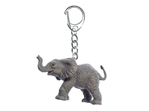 Miniblings Elefant Dickhäuter Schlüsselanhänger - Handmade Modeschmuck I Anhänger Schlüsselring Schlüsselband Keyring - Elefant Dickhäuter von Miniblings