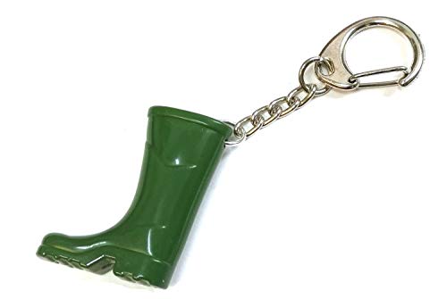 Miniblings Gummistiefel Stiefel Schlüsselanhänger - Handmade Modeschmuck I Anhänger Schlüsselring Schlüsselband Keyring - Gummistiefel Stiefel von Miniblings