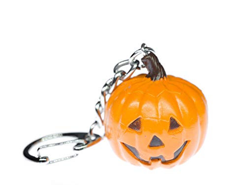 Miniblings Halloween Kürbis Schlüsselanhänger Gruselig - Handmade Modeschmuck I I Anhänger Schlüsselring Schlüsselband Keyring von Miniblings