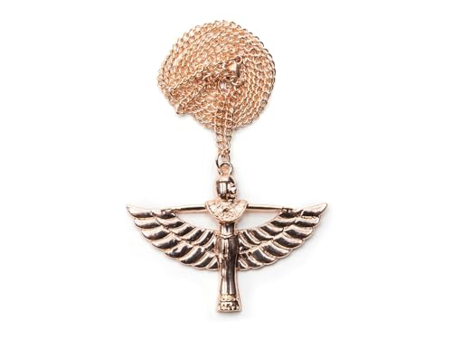 Miniblings Isis Figur Kette 60cm Anhänger Halskette Ägypten Göttin rosegold - Handmade Modeschmuck - Gliederkette rosegold Miniblings Isis Figur Kette 60cm Anhänger Halskette Ägypten Göttin rosegold - Handmade Modeschmuck - Gliederkette rosegold von Miniblings