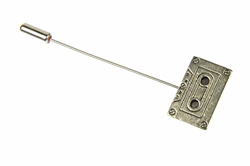 Miniblings Kassette Tape Musikkassette Musik Krawattennadel Krawattenhalter MC - Handmade Modeschmuck I Herrenschmuck Männerschmuck Schlipsklammer Krawattenklammer von Miniblings