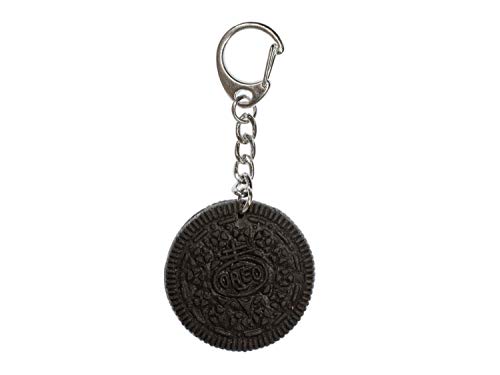 Miniblings Keks Cookie Doppelkeks Schlüsselanhänger - Handmade Modeschmuck I Anhänger Schlüsselring Schlüsselband Keyring - Keks Cookie Doppelkeks von Miniblings