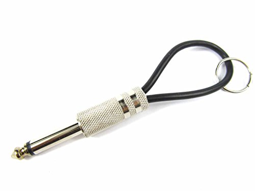 Miniblings Klinkenstecker Musiker Schlüsselanhänger - Handmade Modeschmuck I Anhänger Schlüsselring Schlüsselband Keyring - Klinkenstecker Musiker von Miniblings