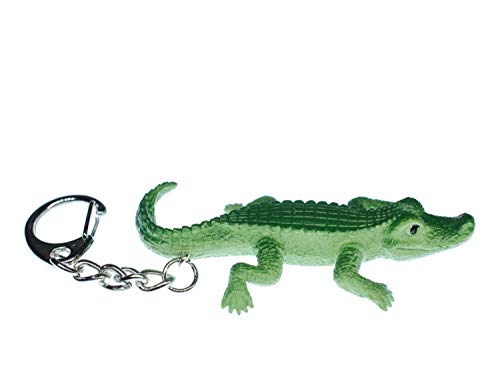 Miniblings Krokodil Aligator Schlüsselanhänger - Handmade Modeschmuck I Anhänger Schlüsselring Schlüsselband Keyring - Krokodil Aligator von Miniblings